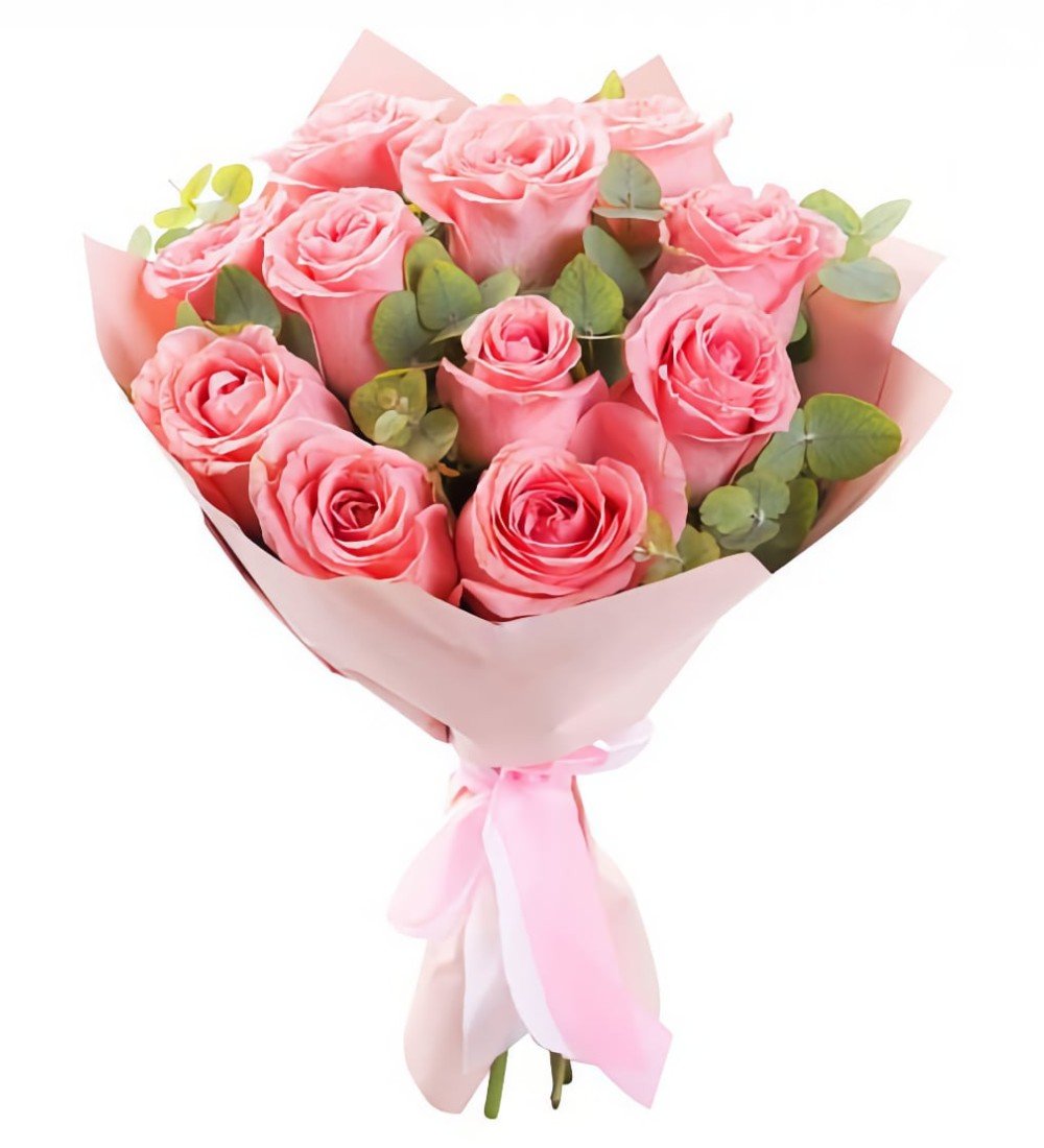 11 adet pembe gül buketi – Manavgat ve Side’ye zarif çiçek teslimatı