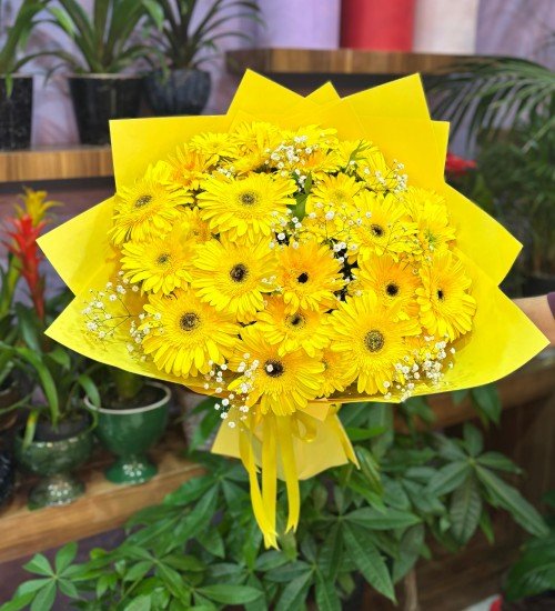 Sarı Gerbela Buketi