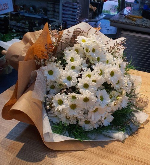 Beyaz Papatya Buketi Beyaz Papatya Buketi