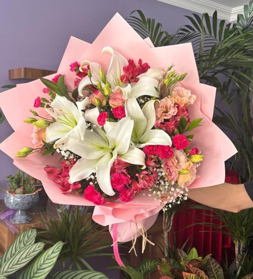 Karışık Lilyum Buketi Karışık Lilyum Buketi