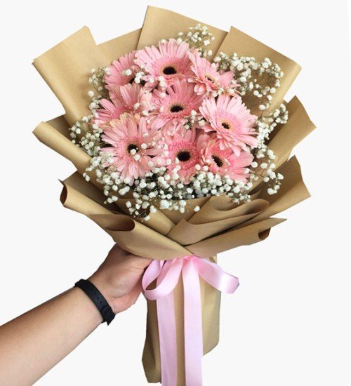 Pembe Gerbela Buketi