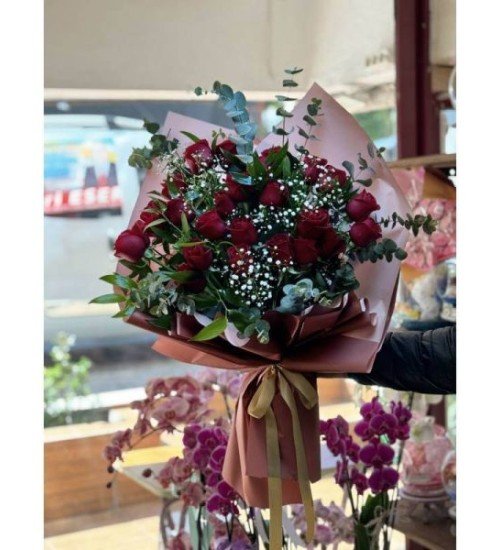 25’li Kırmızı Gül Buketi